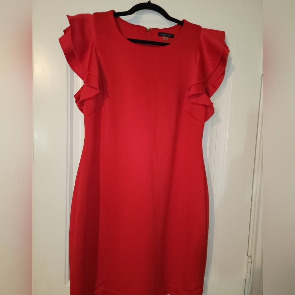 Red Tommy Hilfiger knee lenght dress